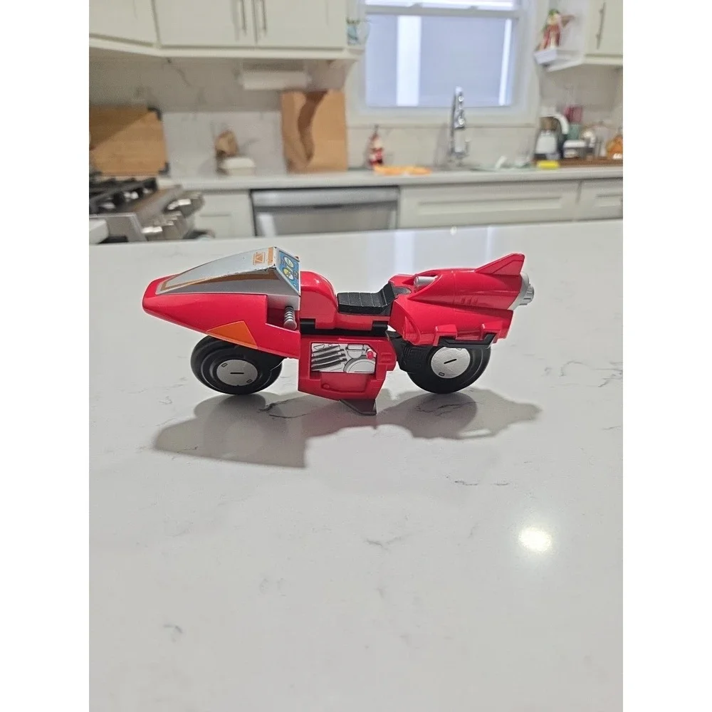 1997 Bandai Mighty Morphin Power Rangers In Space Deluxe Red Galaxy Cycle MMPR
